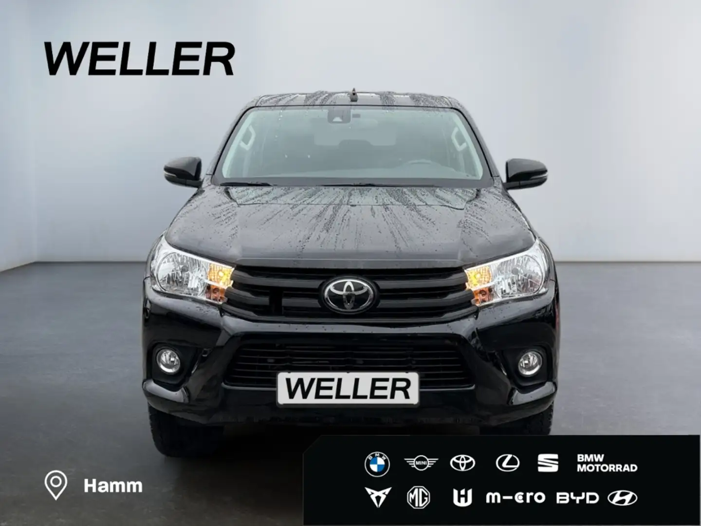 Toyota Hilux 4x4 Double Cab Duty *LED*SHZ*DAB*Sperrdiff* Noir - 2