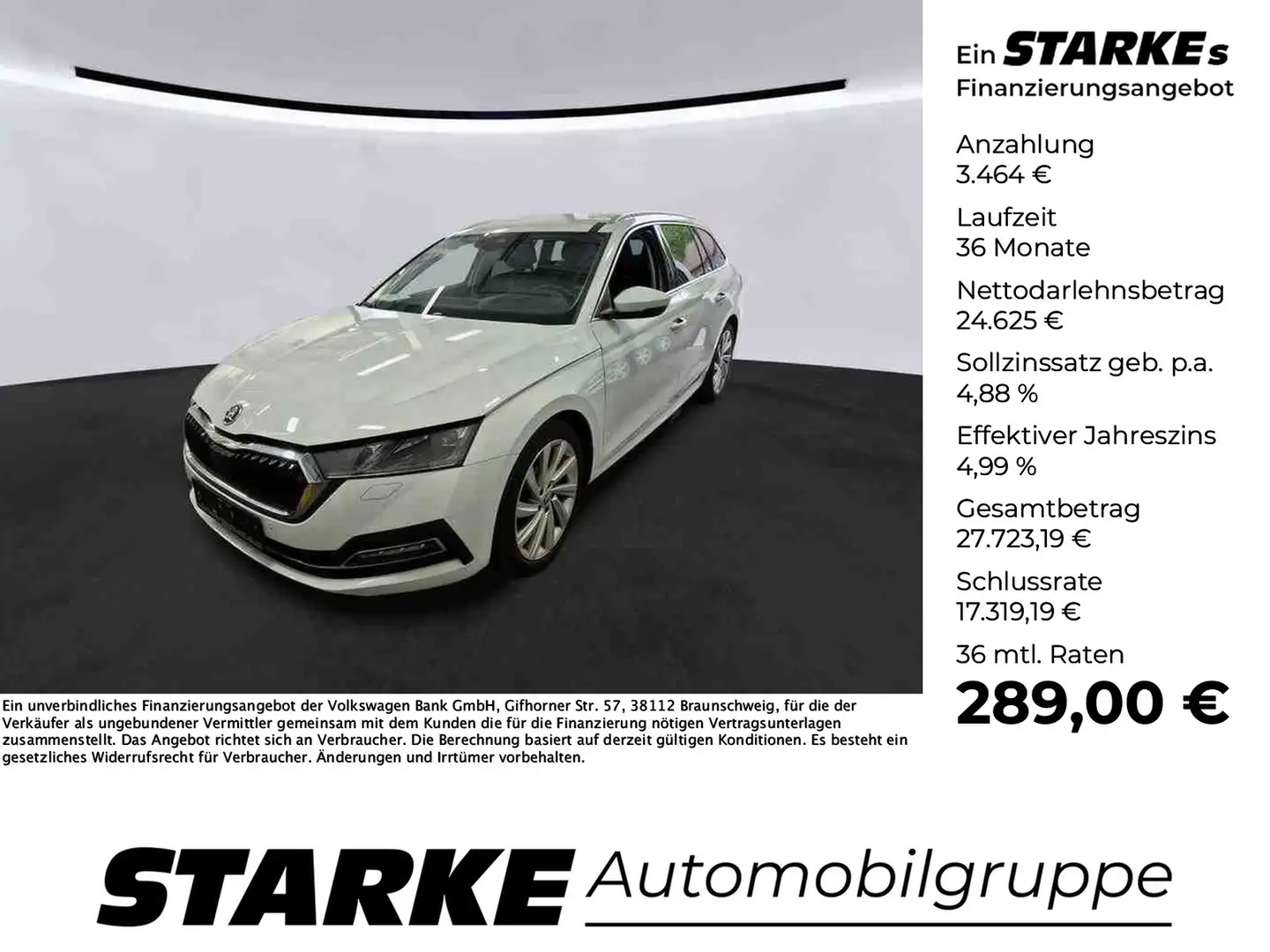 Skoda Octavia Combi 2.0 TDI DSG Style 18"LM AHK AHK HeadUp Weiß - 1