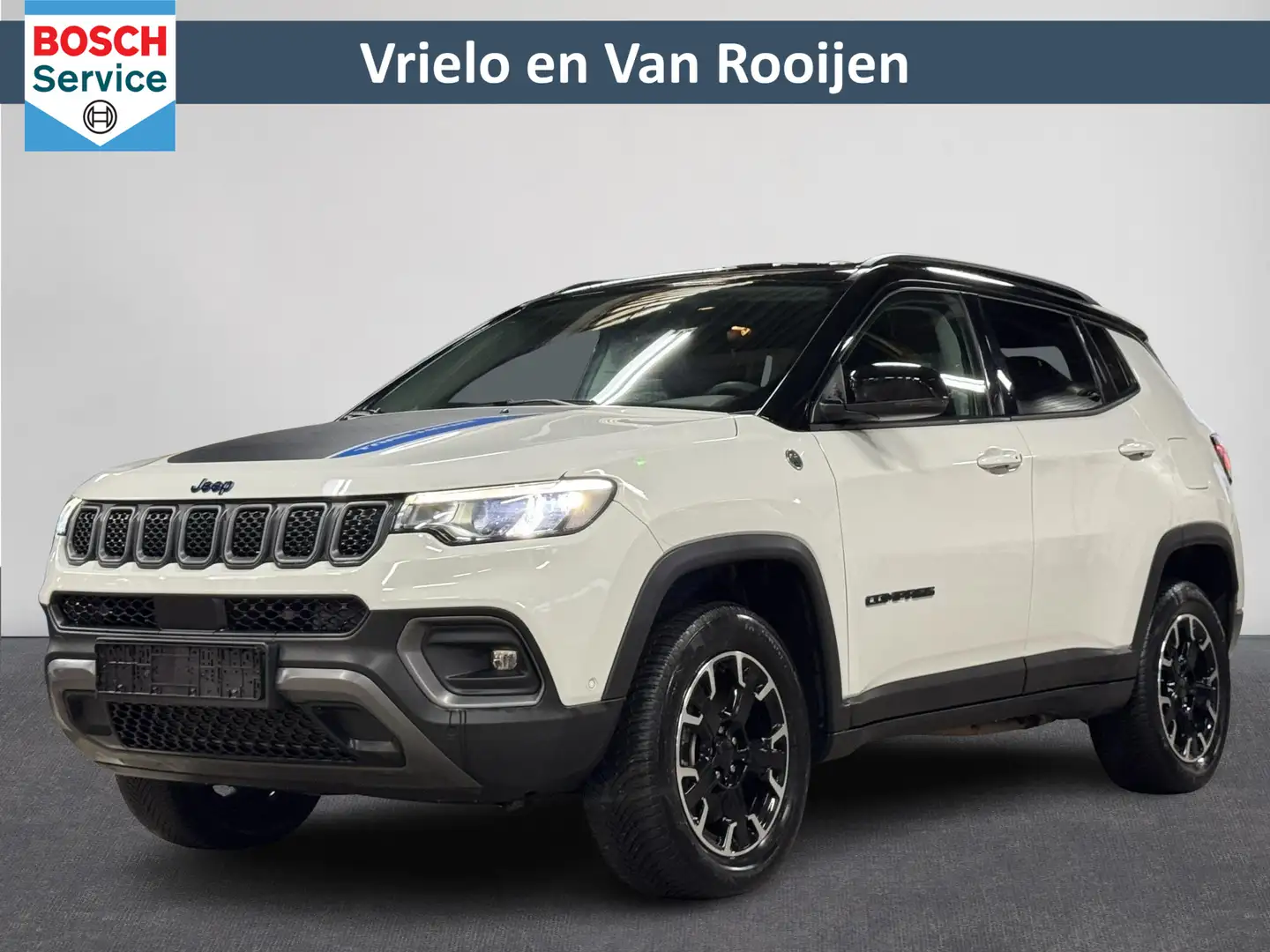Jeep Compass 4xe 240 Plug-in Hybrid Electric Trailhawk | Camera Blanc - 1