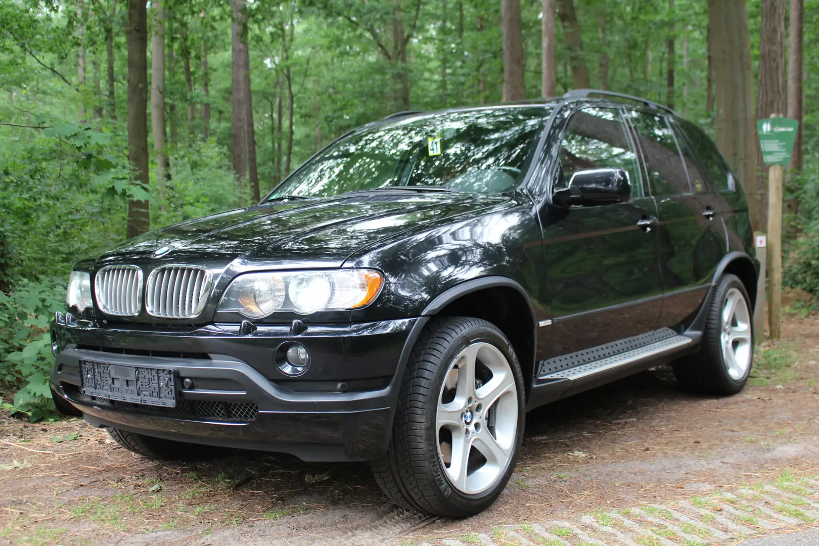 BMW X5 4.6is V8 Youngtimer TOP CONDITION! ORIGINEEL! FULL Siyah - 2