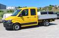 Volkswagen Crafter Pritsche DoKa 4x4 Aut Navi Standheiz AHK Jaune - thumbnail 2