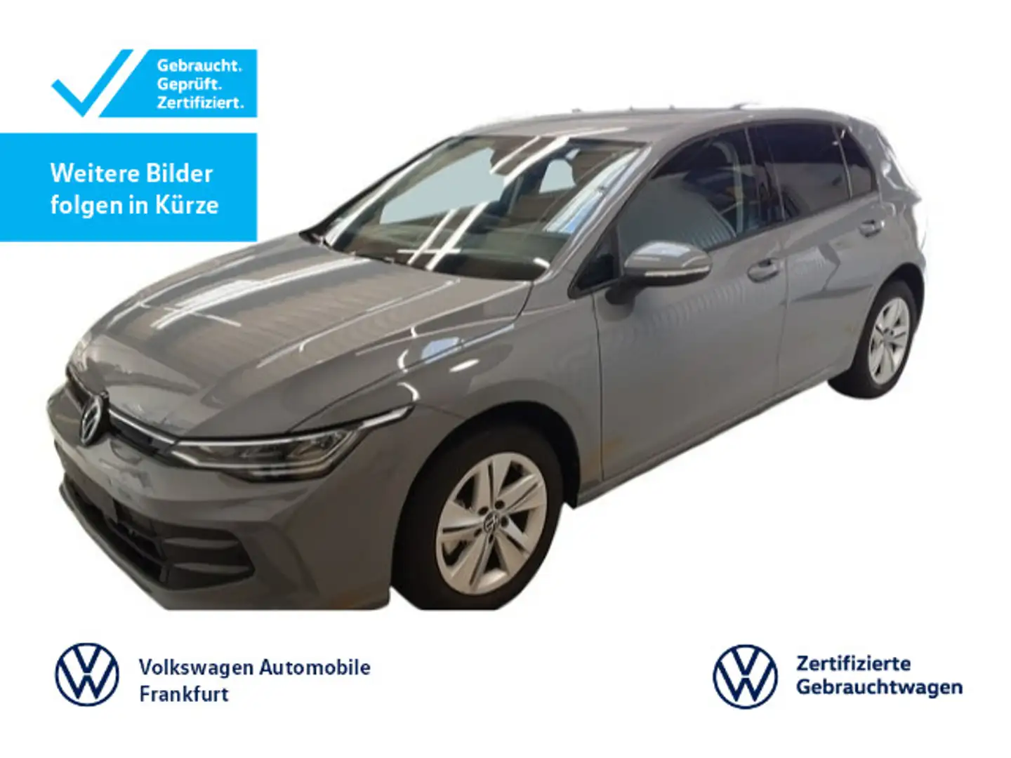 Volkswagen Golf VIII 1.5 eTSI DSG Life AHK Standhzg.  Front Grau - 1