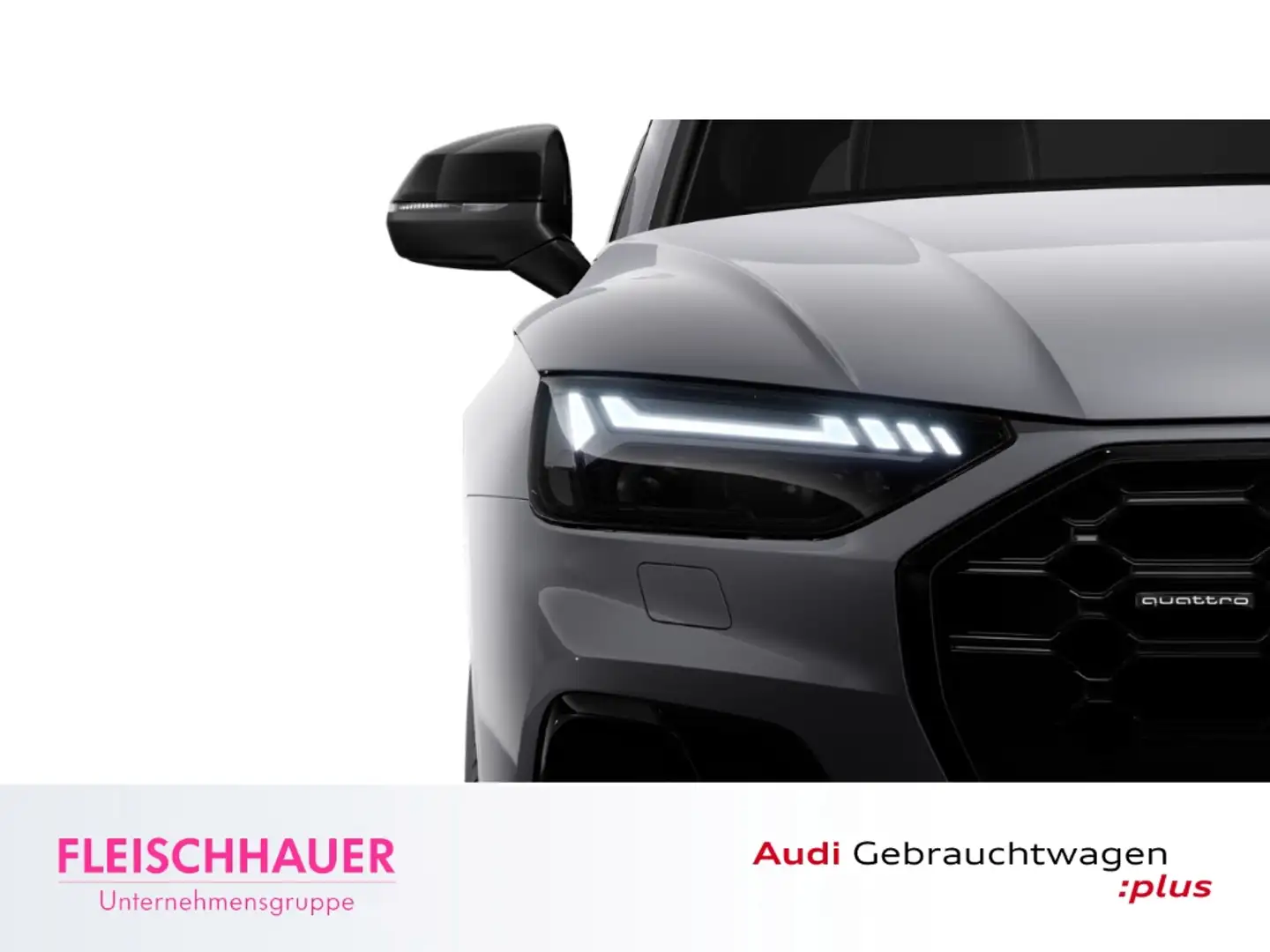 Audi Q5 55 TFSI e S line MATRIX+360+ACC+NAVI+AHK+SHZ+DC+DA Silber - 1
