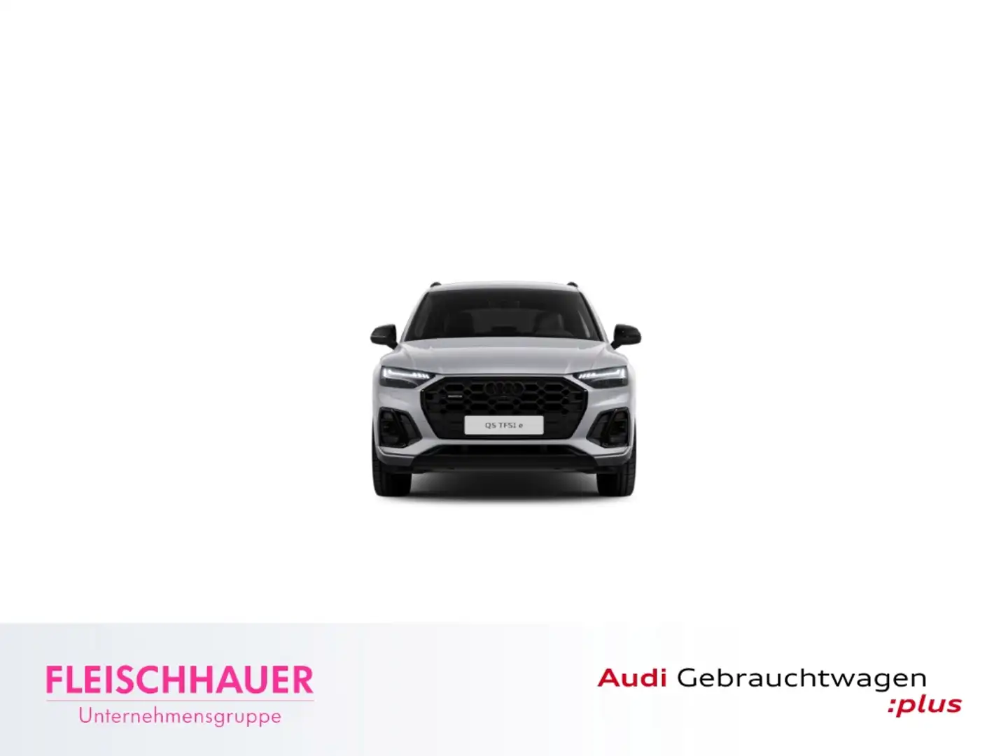 Audi Q5 55 TFSI e S line MATRIX+360+ACC+NAVI+AHK+SHZ+DC+DA Silber - 2