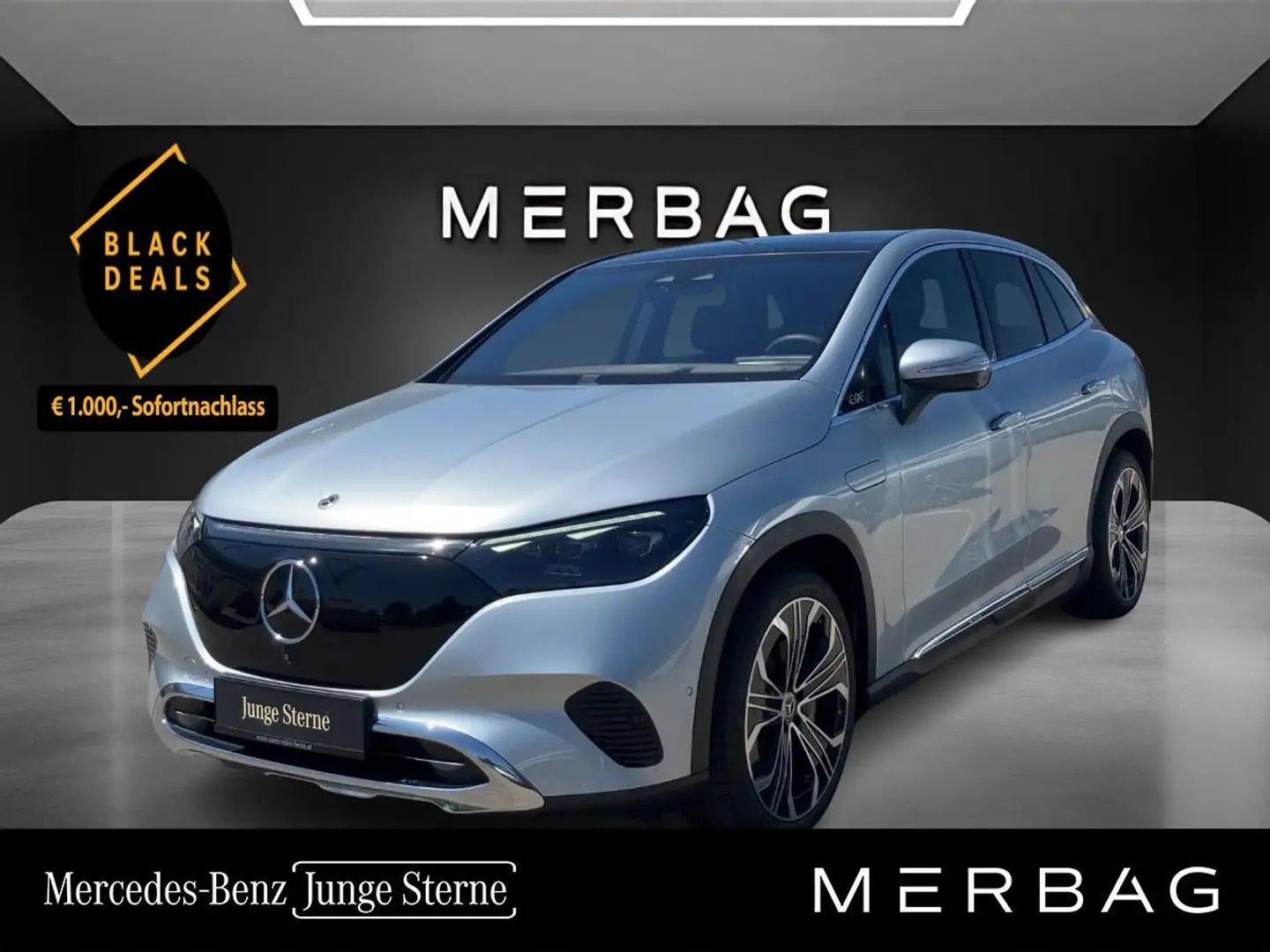Mercedes-Benz EQE 350 + SUV Silber - 1