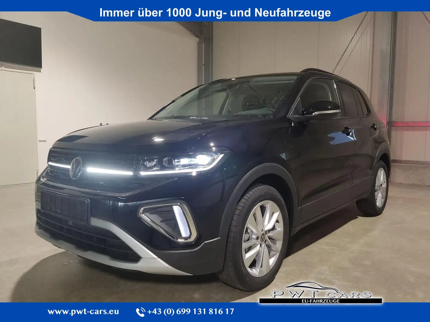 Volkswagen T-Cross Exclusive 1.0 TSI 116 PS DSG AppleCarPlay-Andro... Schwarz - 1