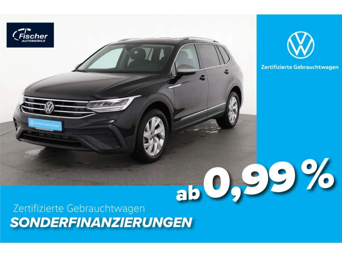 Volkswagen Tiguan Allspace 2.0 TDI Life Schwarz - 1