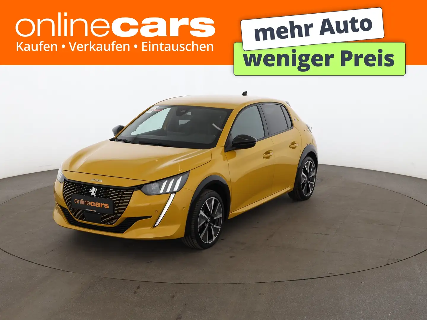 Peugeot 208 e- GT 50kWh Aut LED NAVI SITZHZG R-CAM TEMP Gelb - 1