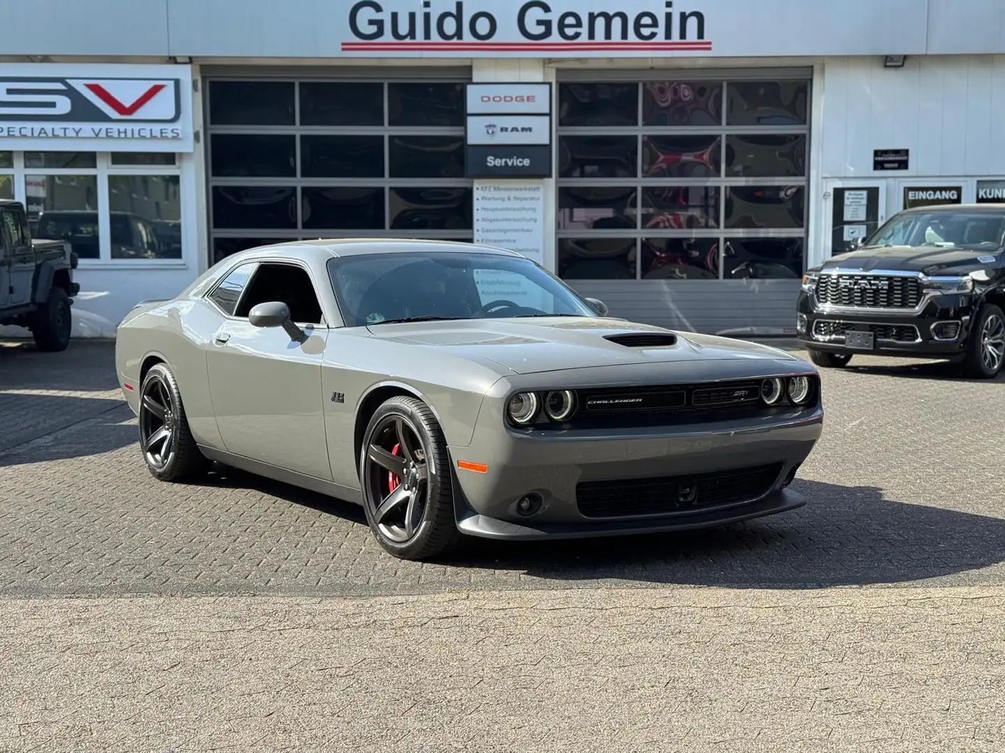 Dodge Challenger 6.4 V8 SRT DE-Fahrzeug, 1.Hand, Unfallfrei Сірий - 2