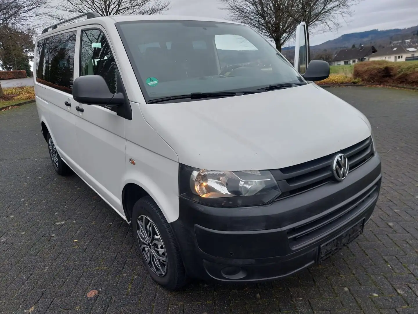Volkswagen T5 Transporter Kasten-Kombi  8-Sitzer KLIMA AHK Blanco - 1