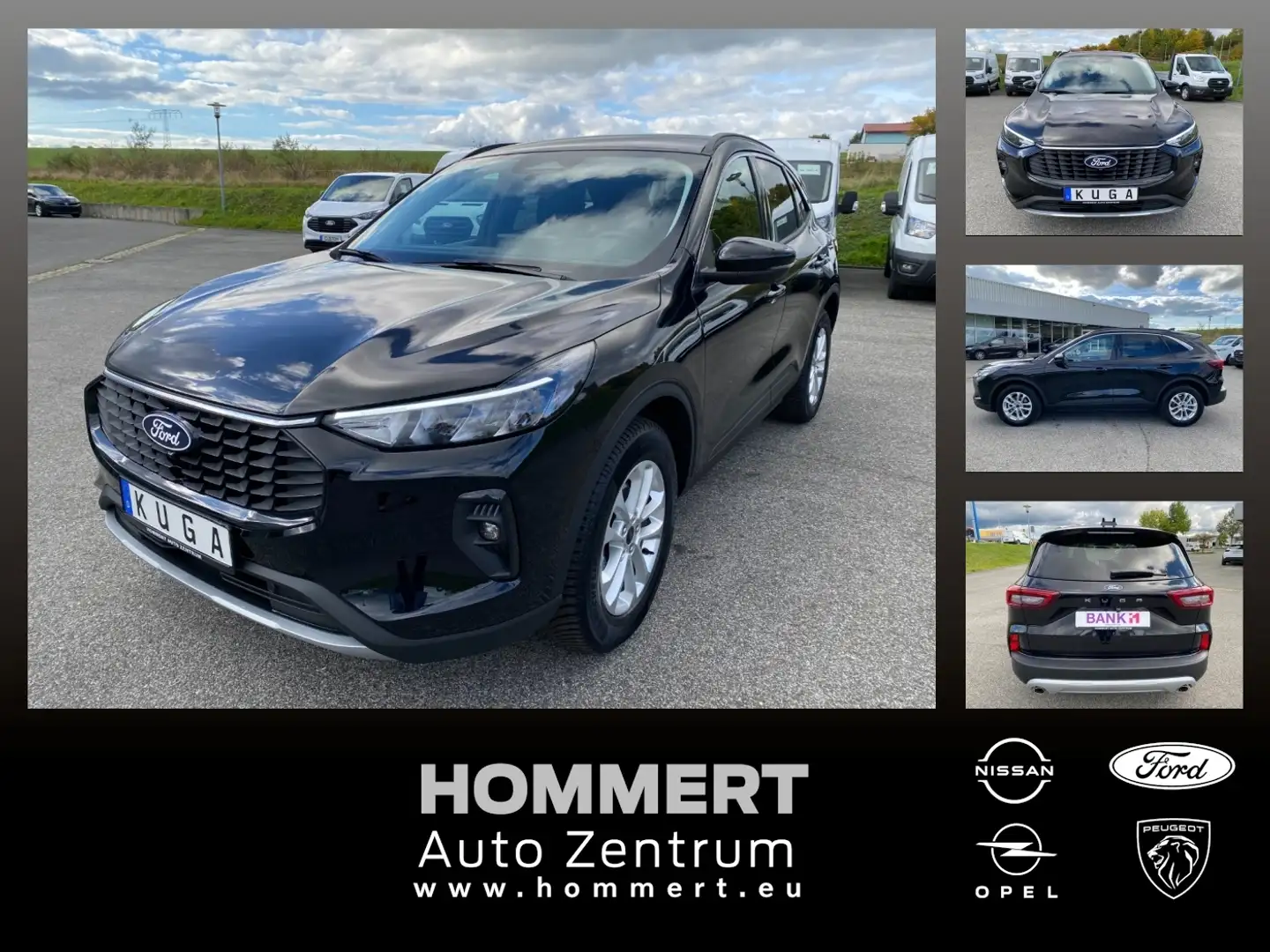 Ford Kuga 1.5 EcoBoost Titanium ACC+LED+Navi+SHZ+Kam. Zwart - 1