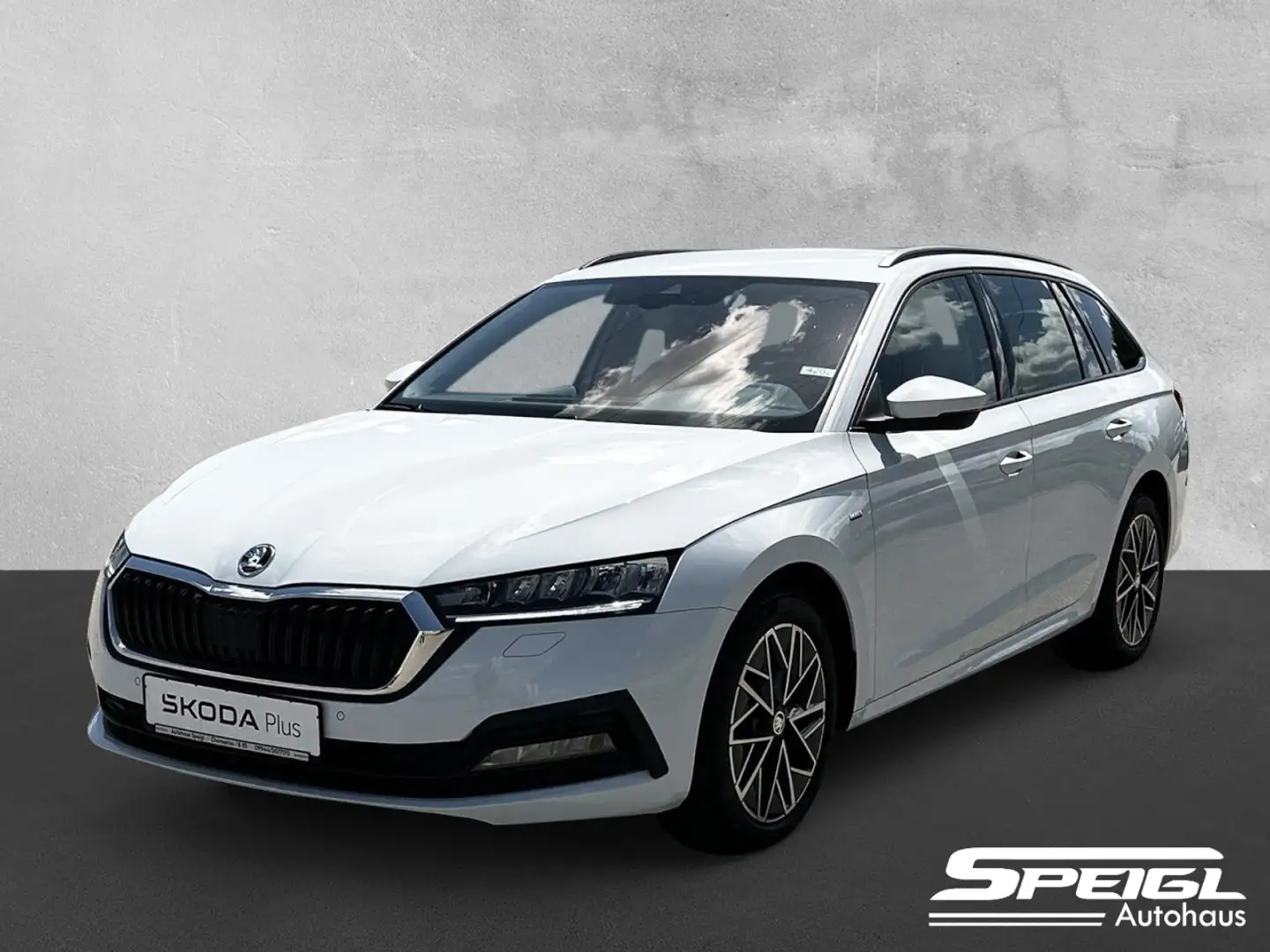 Skoda Octavia Combi 2.0 TDI Clever DSG Klima Navi Weiß - 1