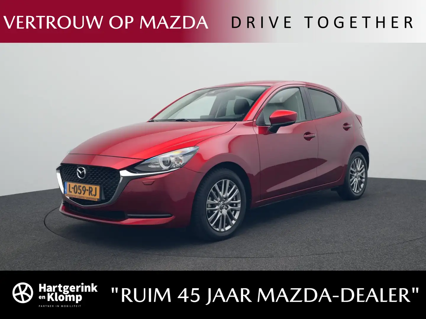 Mazda 2 1.5 Skyactiv-G Style Selected met afneembare trekh Rouge - 1