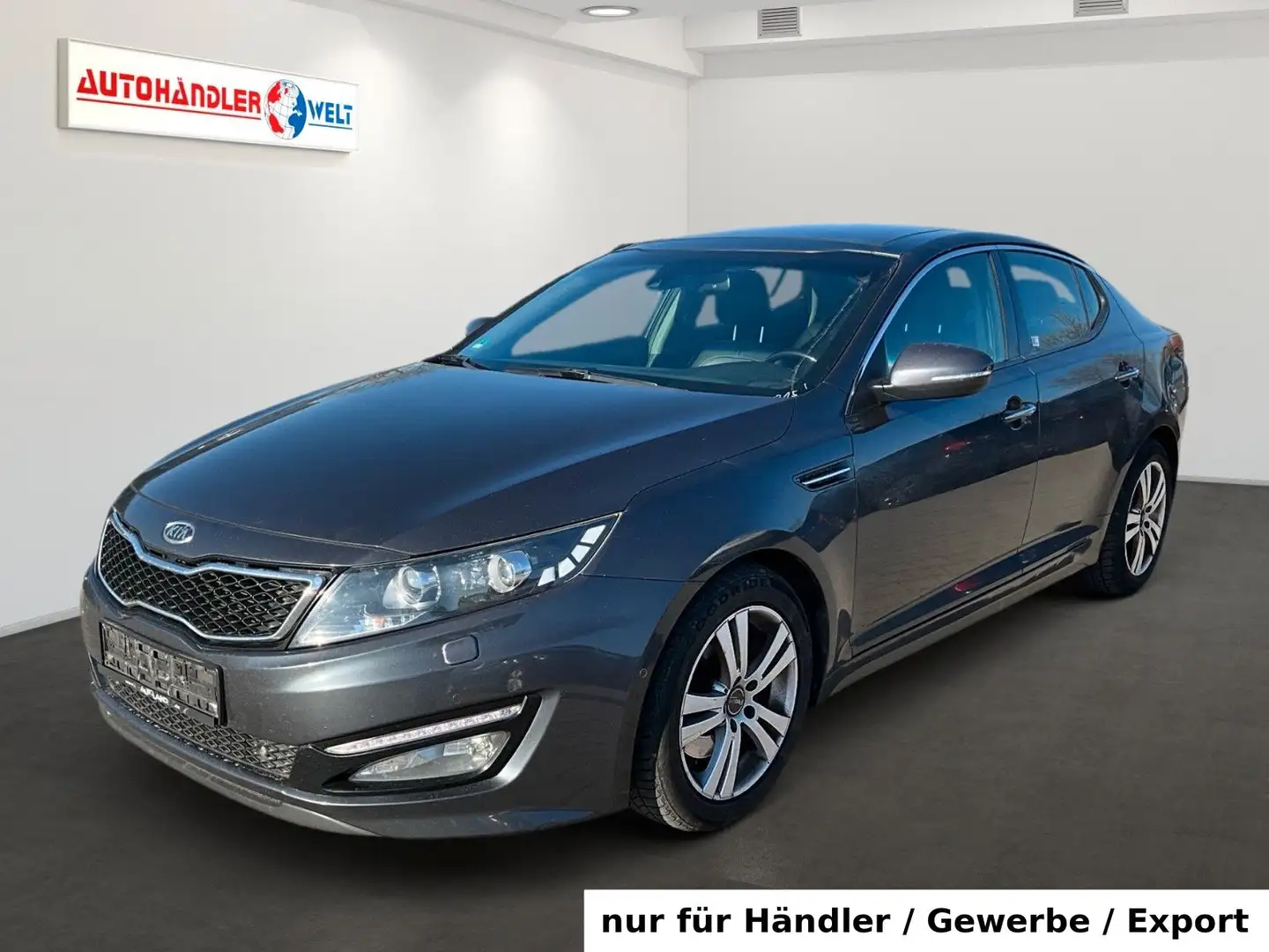 Kia Optima 1.7 CRDi Auto. AAC Navi Pano Leder SHZ Grau - 1