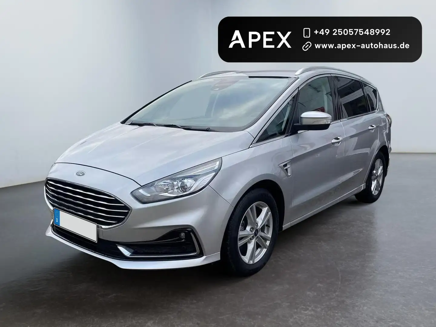 Ford S-Max 2.0 EcoBlue Titanium X AHK Navi PDC Kamera Gara... Silber - 1