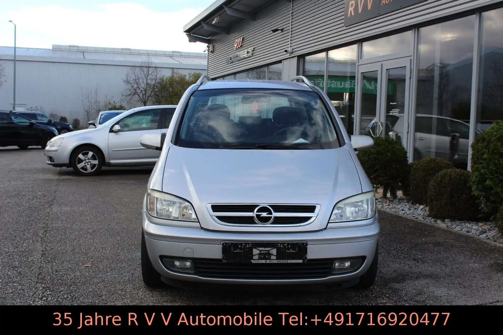 Opel Zafira 2.2 DTI 16V Elegance, 7-Sitzer, TÜV neu Silber - 2