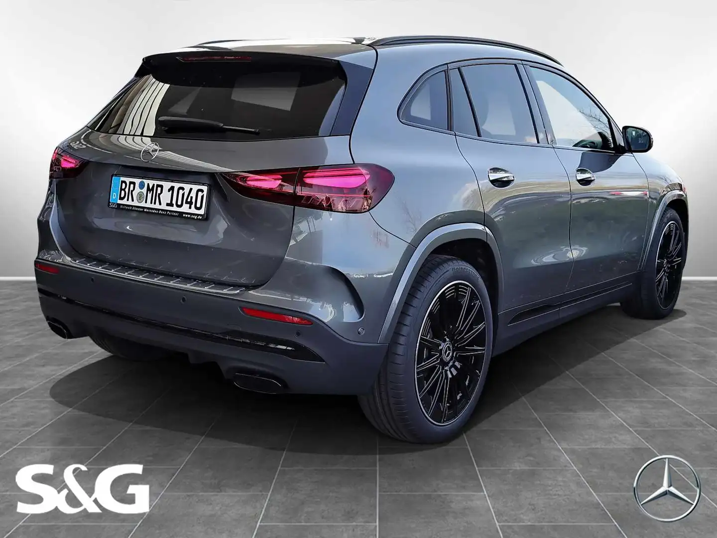 Mercedes-Benz GLA 220 4M AMG MBUX+RüKam+Pano+M-LED+AHK+Distro. Сірий - 2
