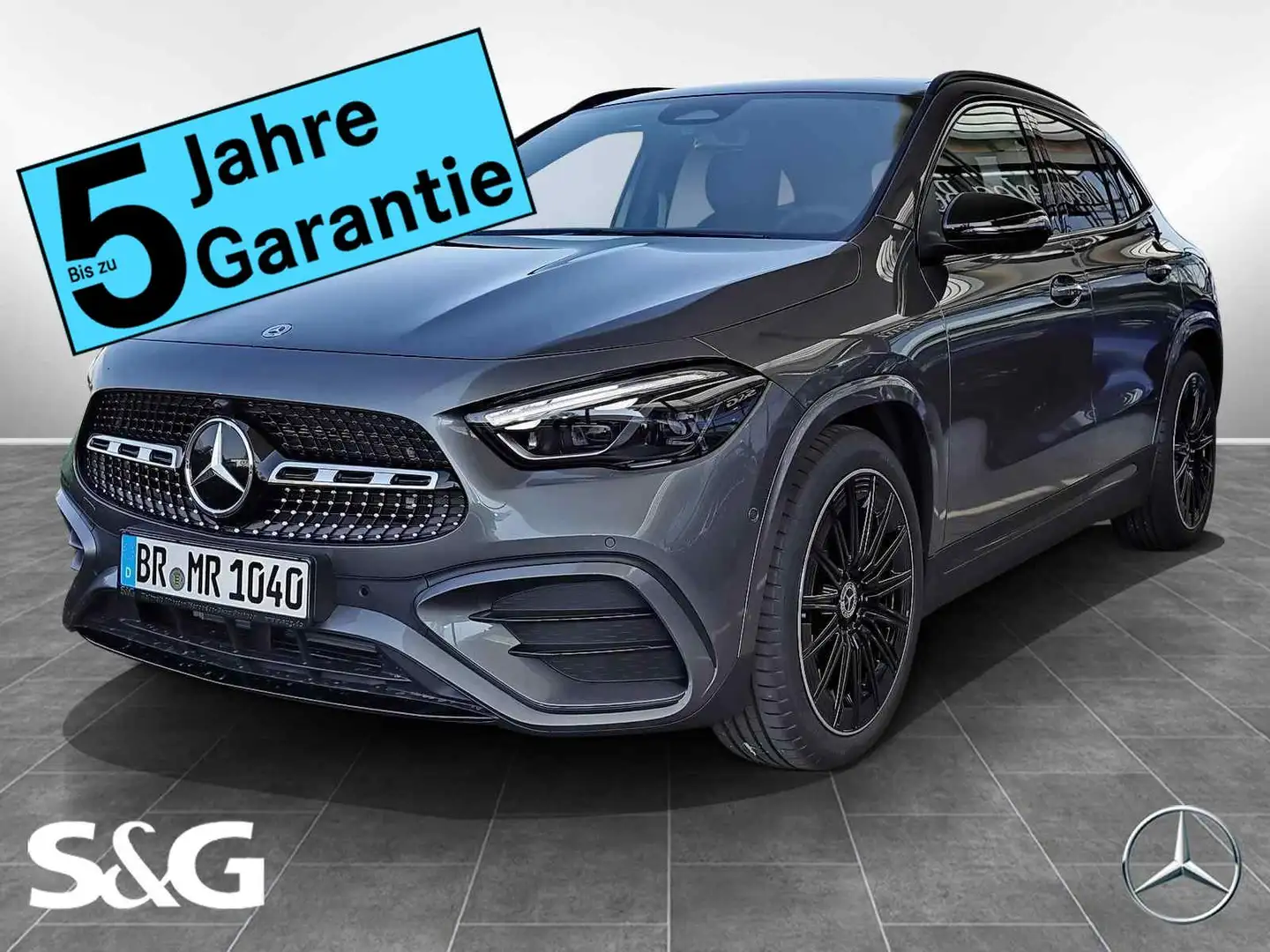 Mercedes-Benz GLA 220 4M AMG MBUX+RüKam+Pano+M-LED+AHK+Distro. Сірий - 1