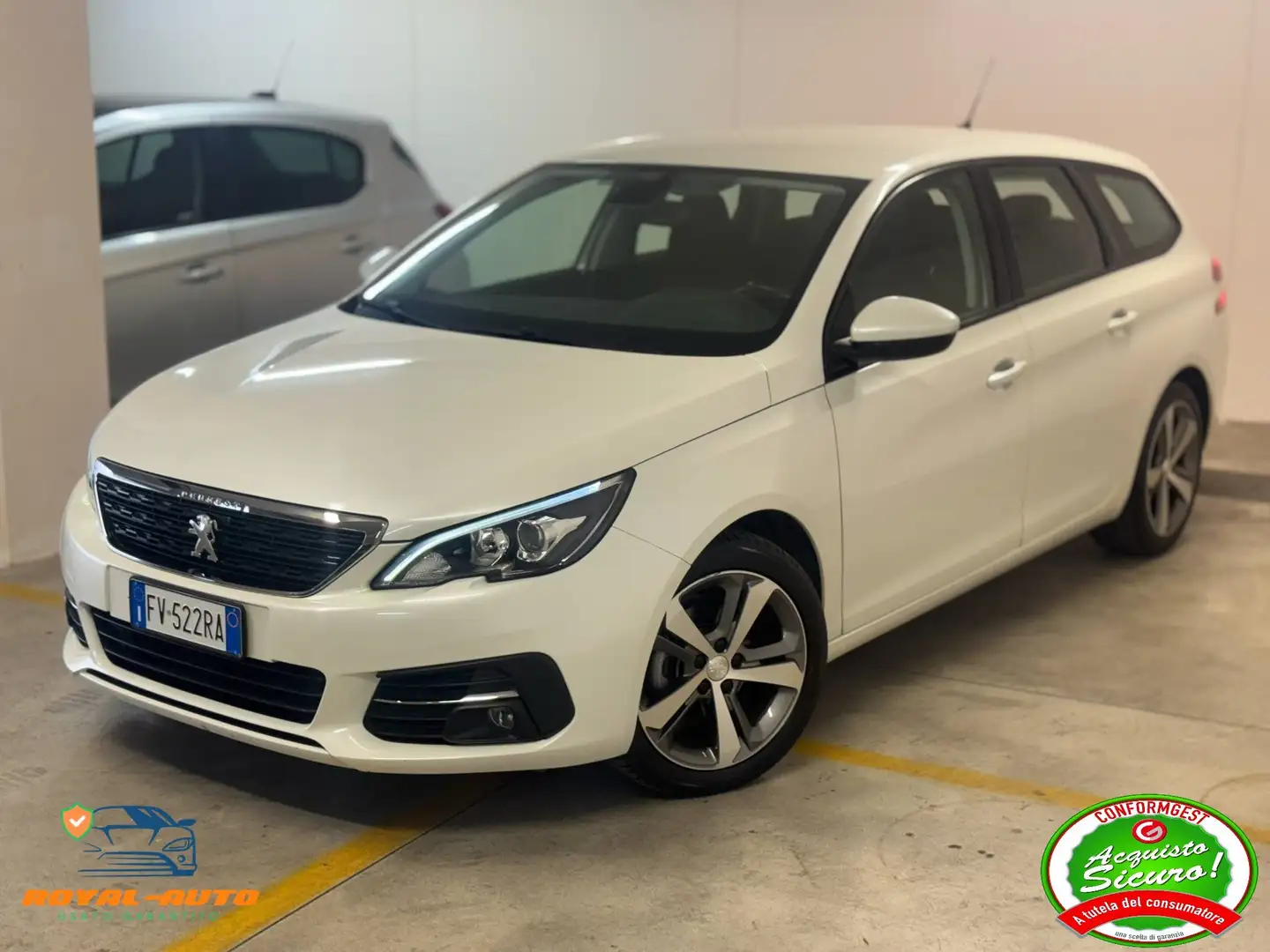 Peugeot 308 308 SW 1.5 bluehdi Allure s Wit - 1