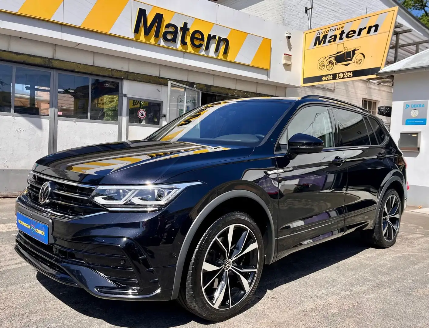 Volkswagen Tiguan Allspace R-Line 4Motion mit Garantie Schwarz - 1