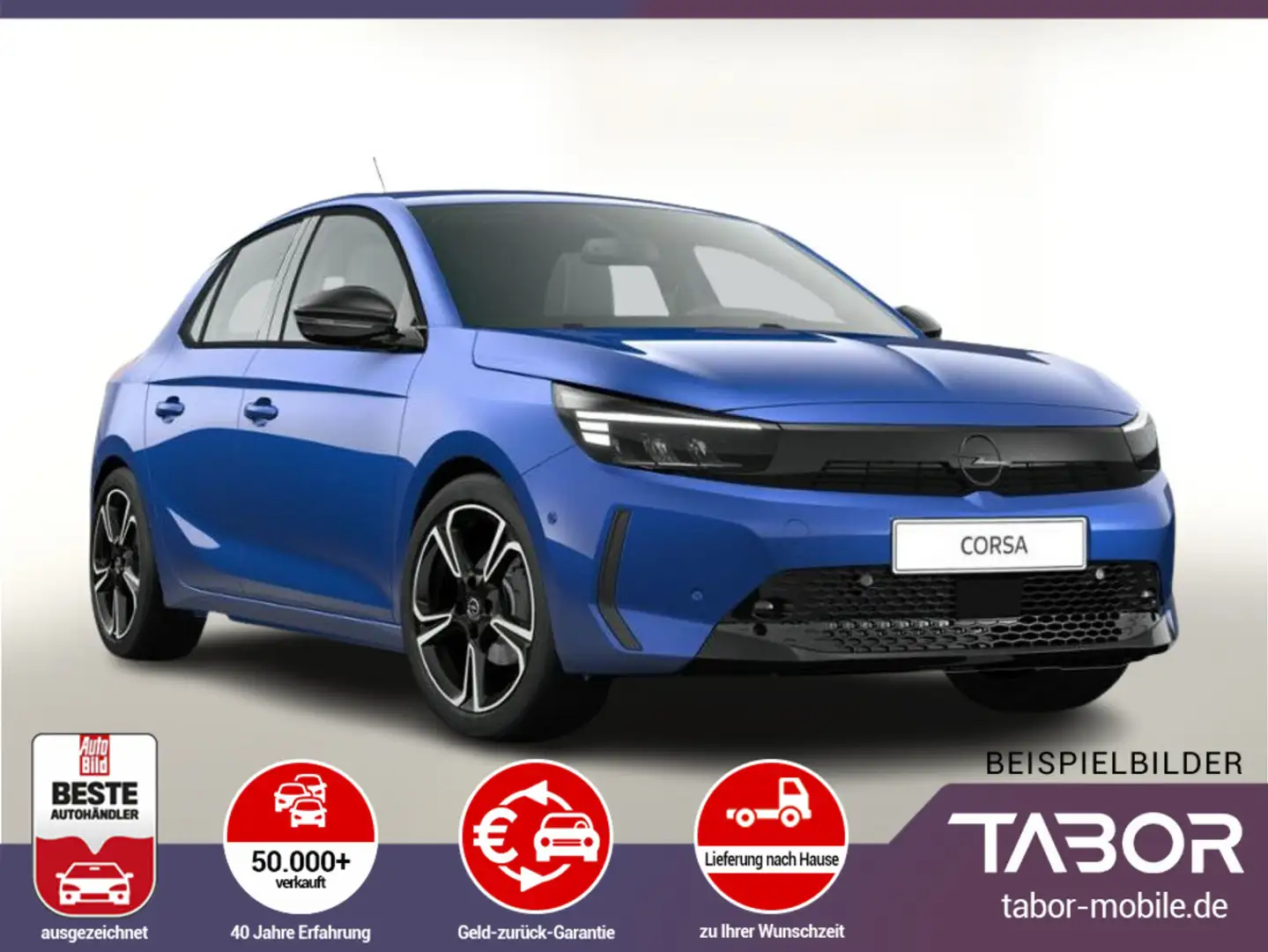 Opel Corsa 110 Hybrid AT6 GS TechP Kam PDC UVP-34%* Blau - 1
