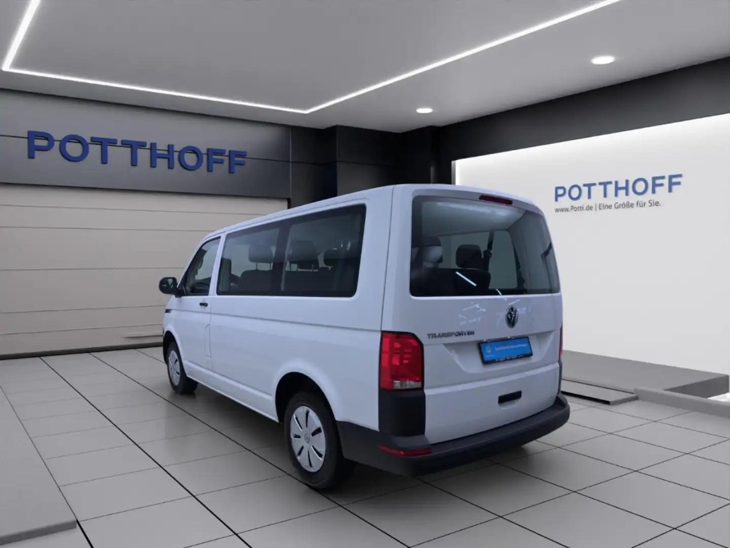 Volkswagen T6.1 Transporter Kombi 2.0 TDI 9-SITZER NAVI KLIMA PDC Weiß - 2