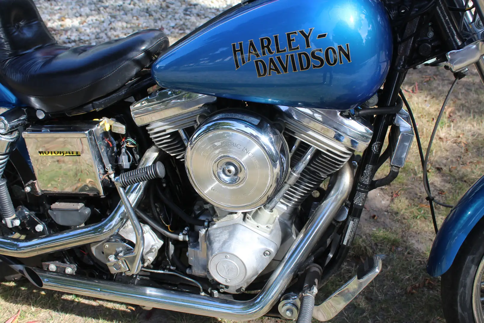 Harley-Davidson Dyna Wide Glide FXDWG Dyna Wide Glide Evo Modrá - 2