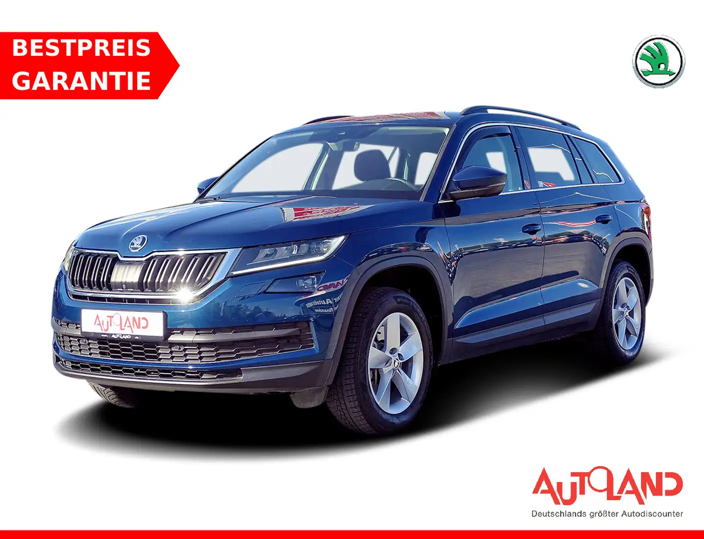 Skoda Kodiaq 2.0 TSI DSG 4x4 LED Navi Sitzheizung AHK Blauw - 1
