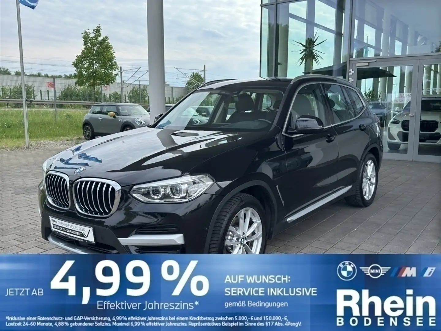BMW X3 xDrive30d xLine ACC AHK HeadUp Komfortzugang Schwarz - 1
