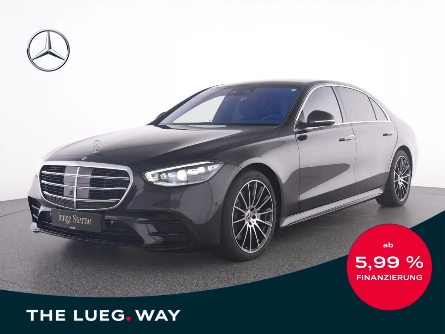 Mercedes-Benz S 350 d 4M L AMG+Pano+Airm+Dist+Sitzkl+360+Sound Noir - 1