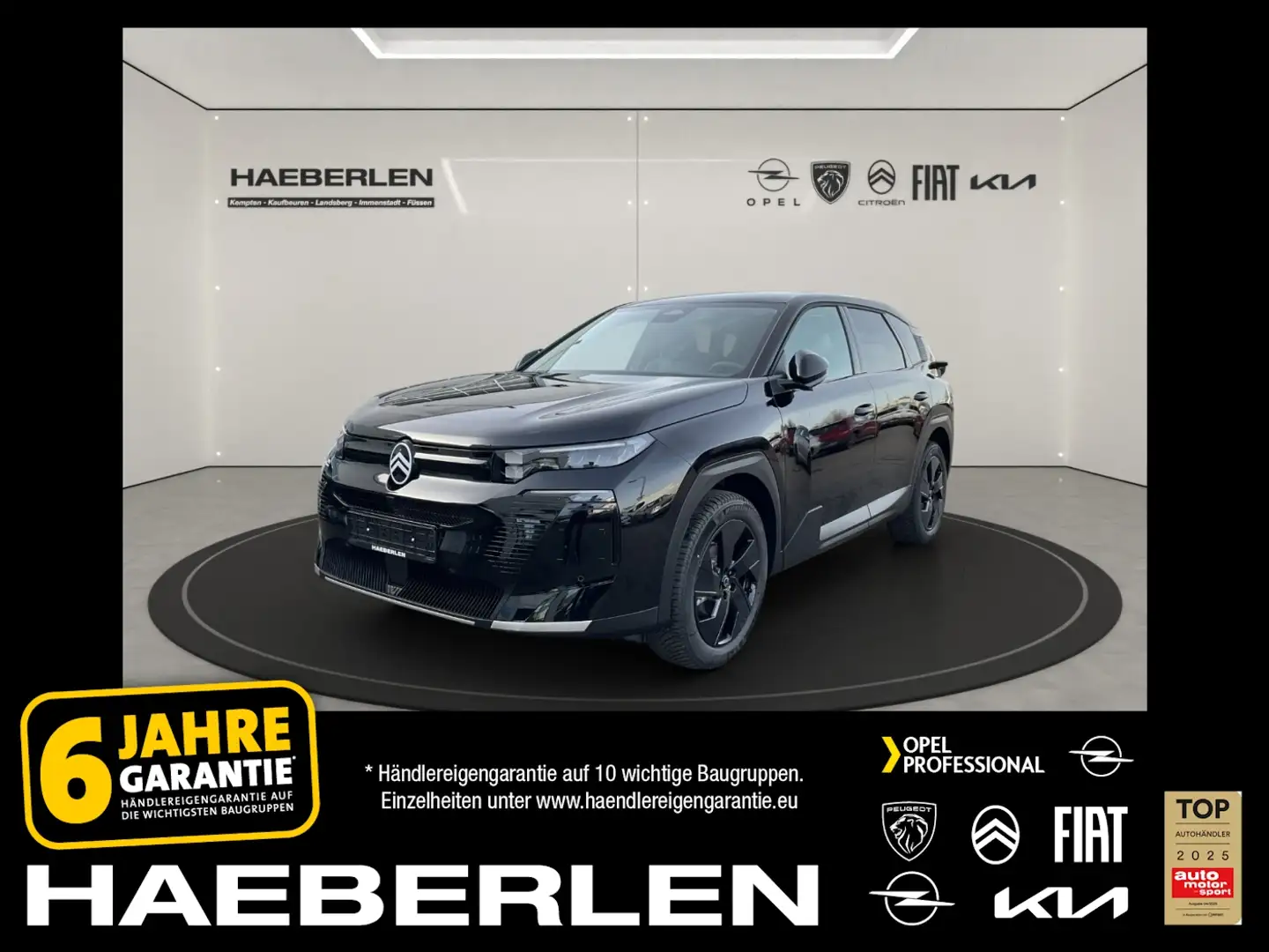 Citroen C5 Aircross NEW Plus *ACC*NAV*Sitzh*180°*sofort!* Schwarz - 1