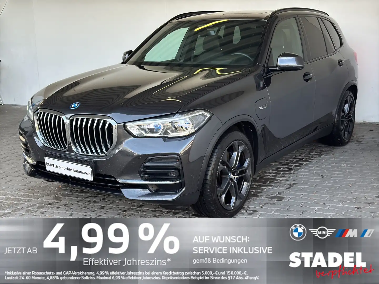 BMW X5 xDrive45e Navi.Laser.B&W.ACC.360°.Pano.SHZv+h Grau - 1