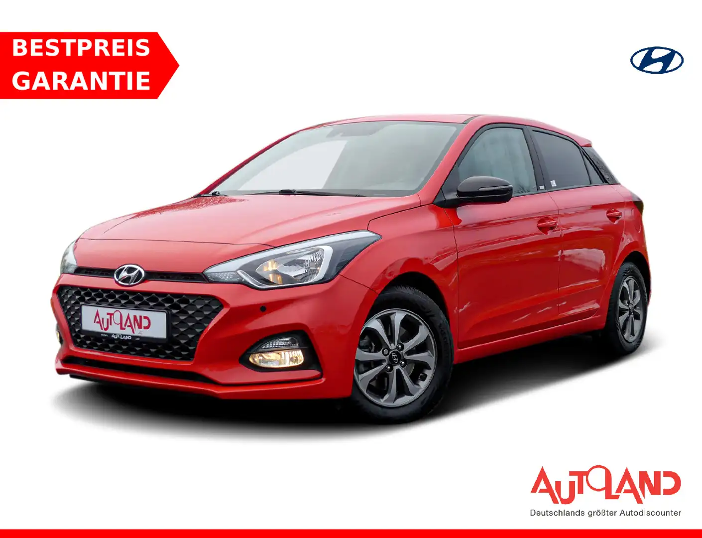 Hyundai i20 1.0 T-GDI Trend Kamera Tempomat Klima DAB Rot - 1