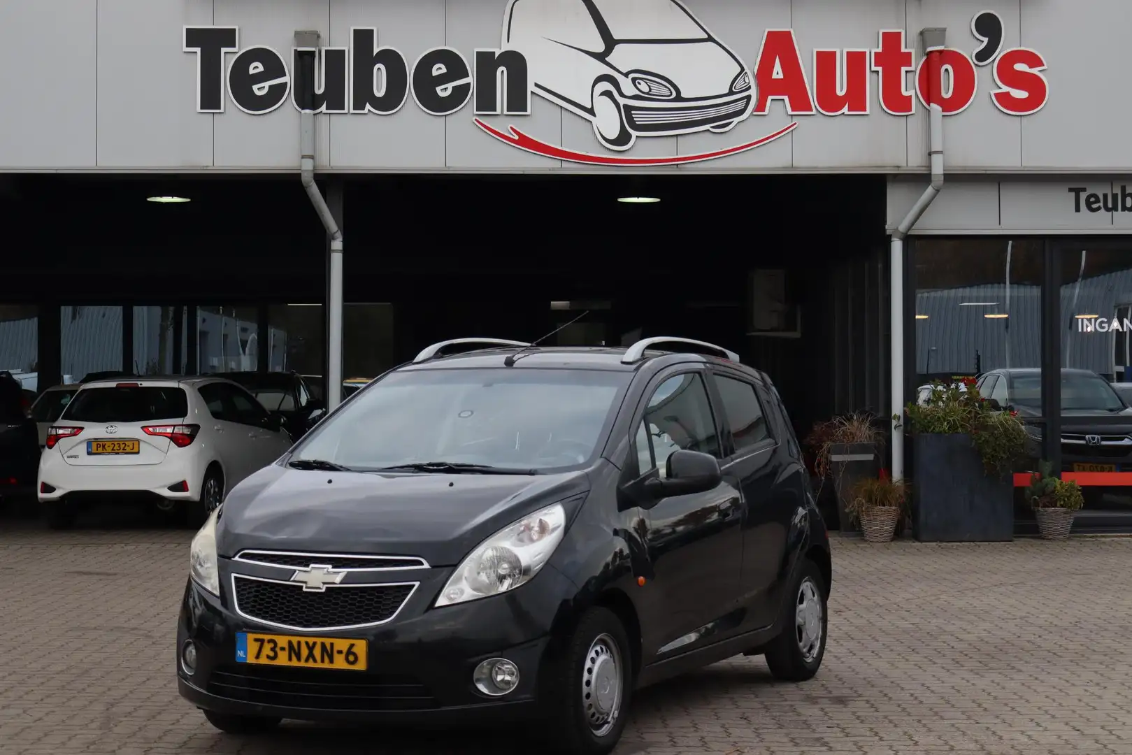 Chevrolet Spark 1.0 16V LS Bi-Fuel Airco, Elektrische ramen, Auto Negro - 1