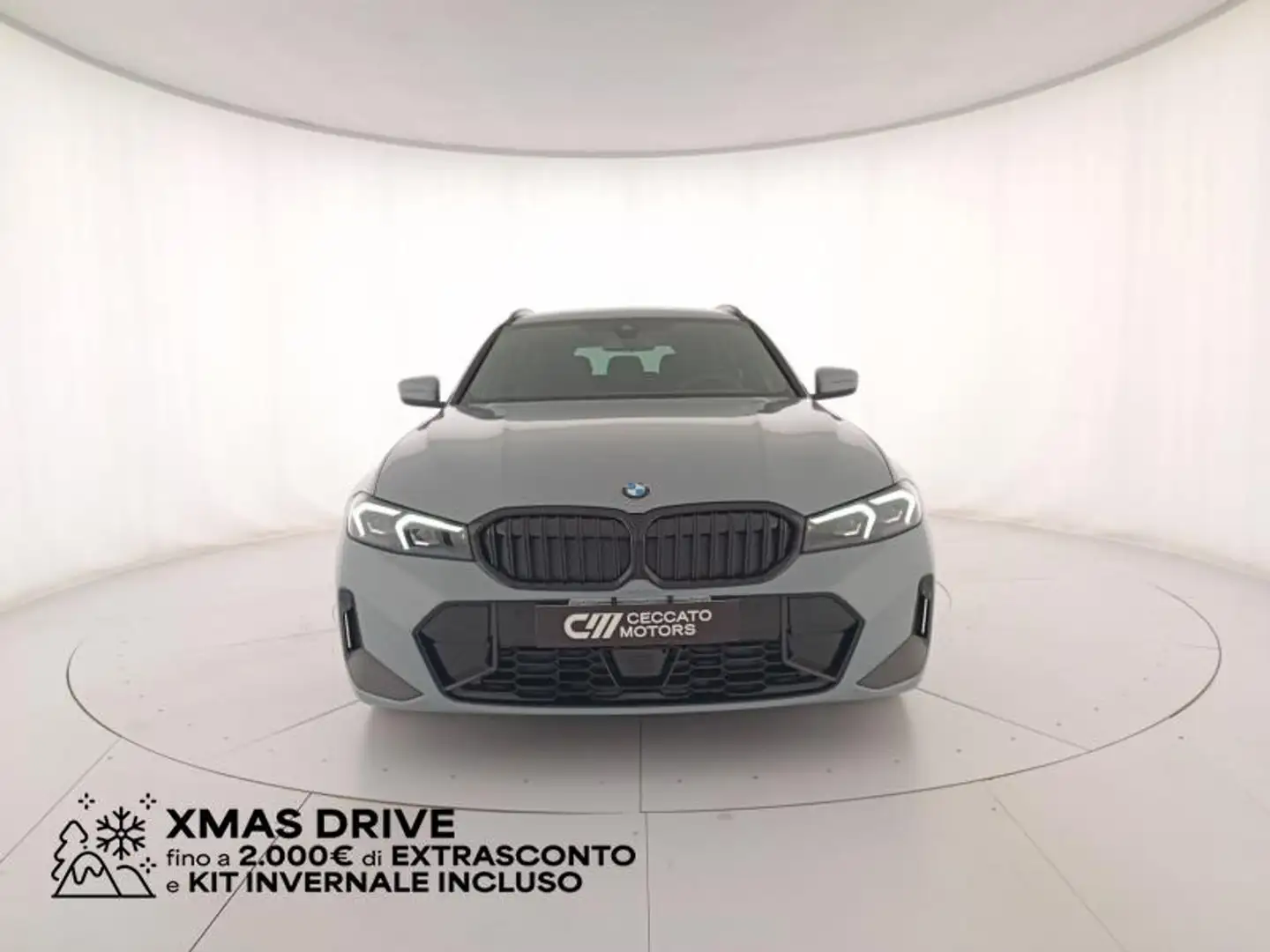 BMW 318 d Touring mhev 48V MSport Pro auto Grigio - 2