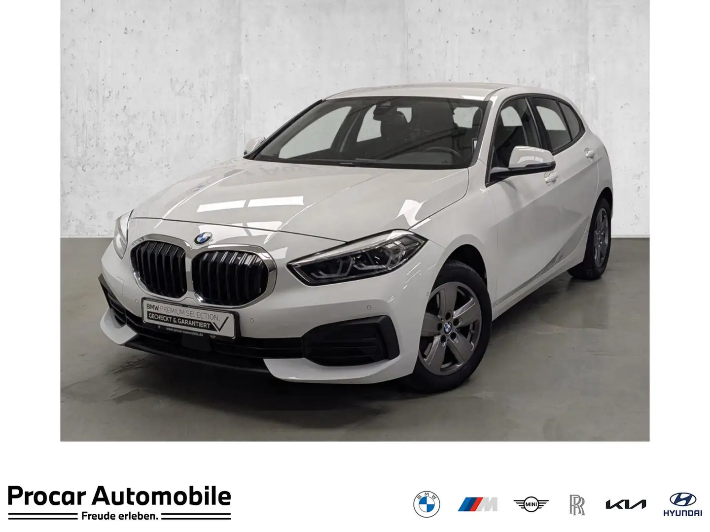 BMW 118 i Live Prof PDC LED DAB Komfortzugang Shz Weiß - 1