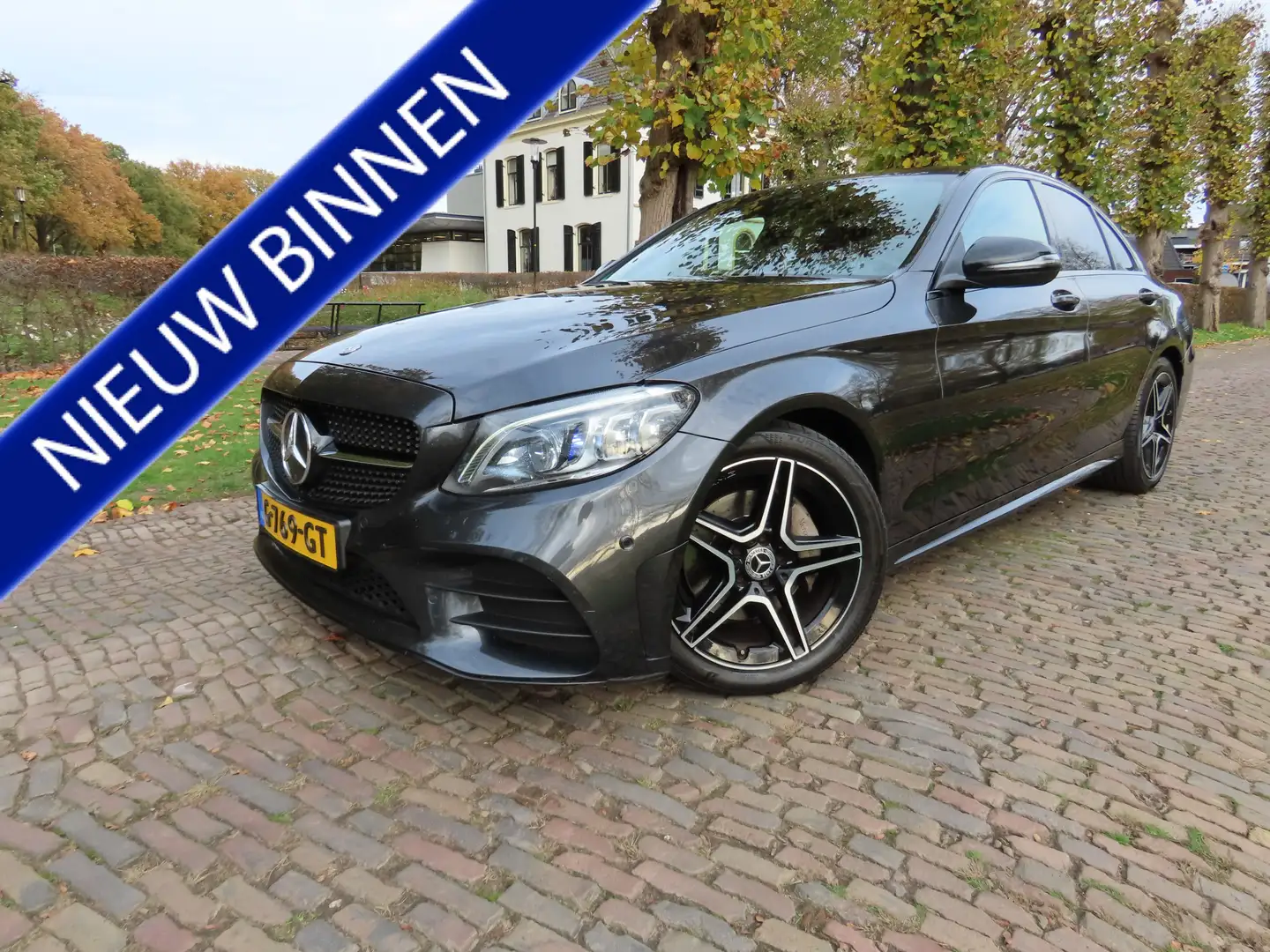 Mercedes-Benz C 200 d Advantage Pack Ecc Cruisecontrol Navigatie Leer Grijs - 1