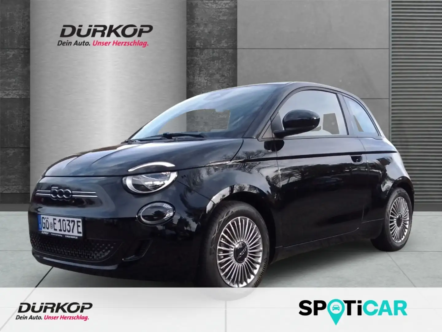 Fiat 500e Basis Apple CarPlay Tempomat Android Auto Klimaaut Schwarz - 1