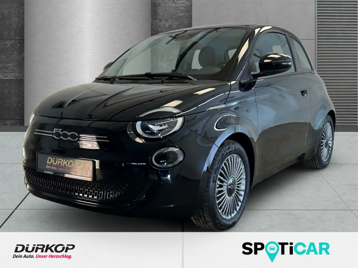 Fiat 500e Basis Apple CarPlay Tempomat Android Auto Klimaaut Schwarz - 1