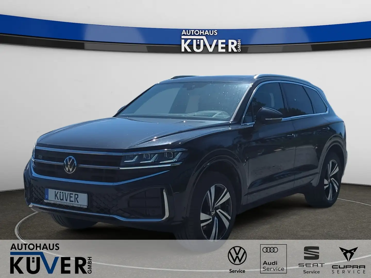 Volkswagen Touareg R-Line 3,0 TDI DSG 4M+AHK+Matrix+Pano+20 Schwarz - 1