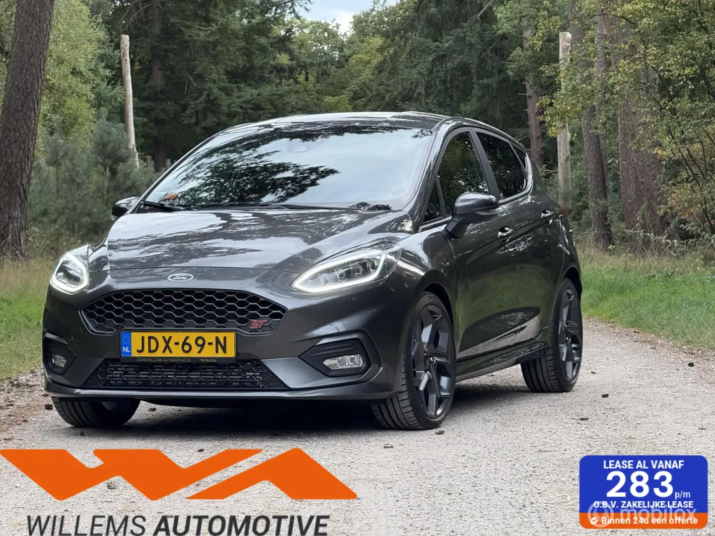 Ford Fiesta 1.5 EcoBoost ST-3 18'inch-LED-Dealer Onderhouden Grau - 1