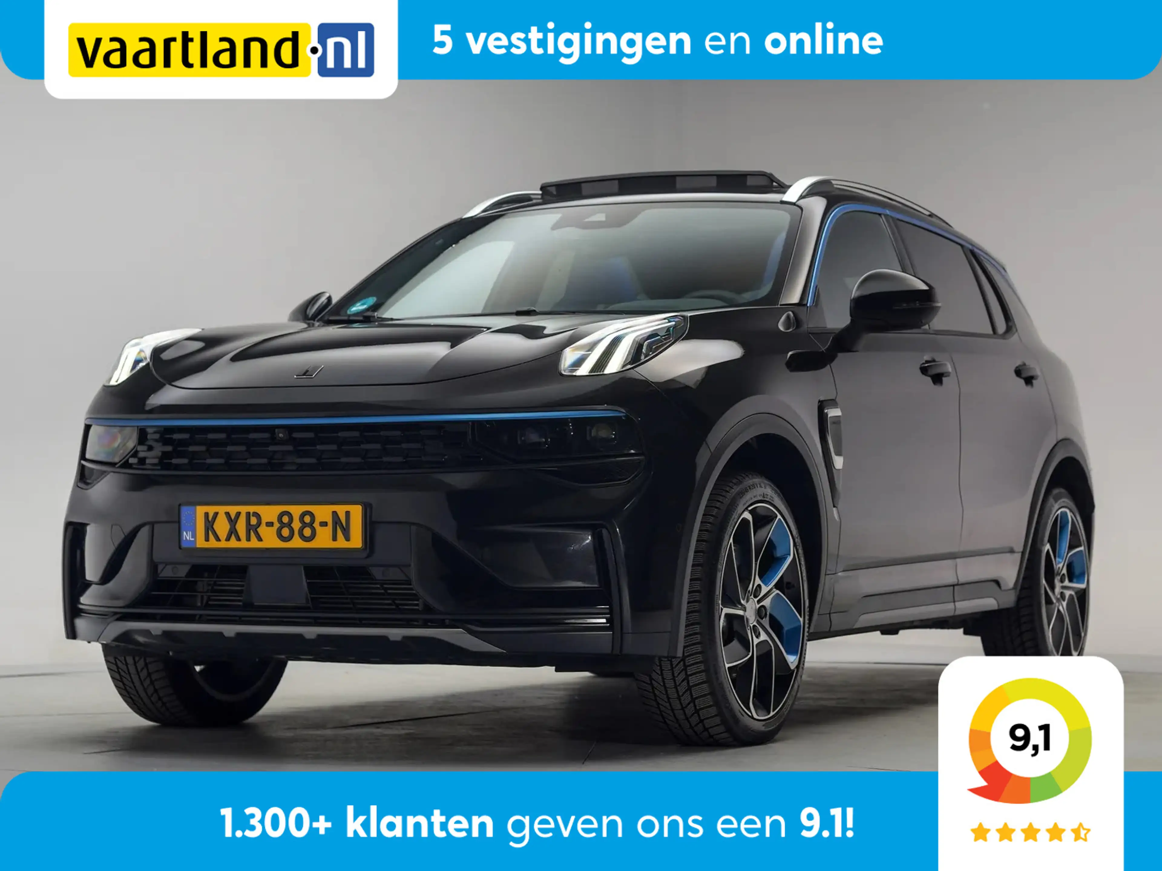 Lynk & Co 01 1.5 PHEV MY23 6,6kWh Zwart [ SoH 94,7% ][ Zwarte h