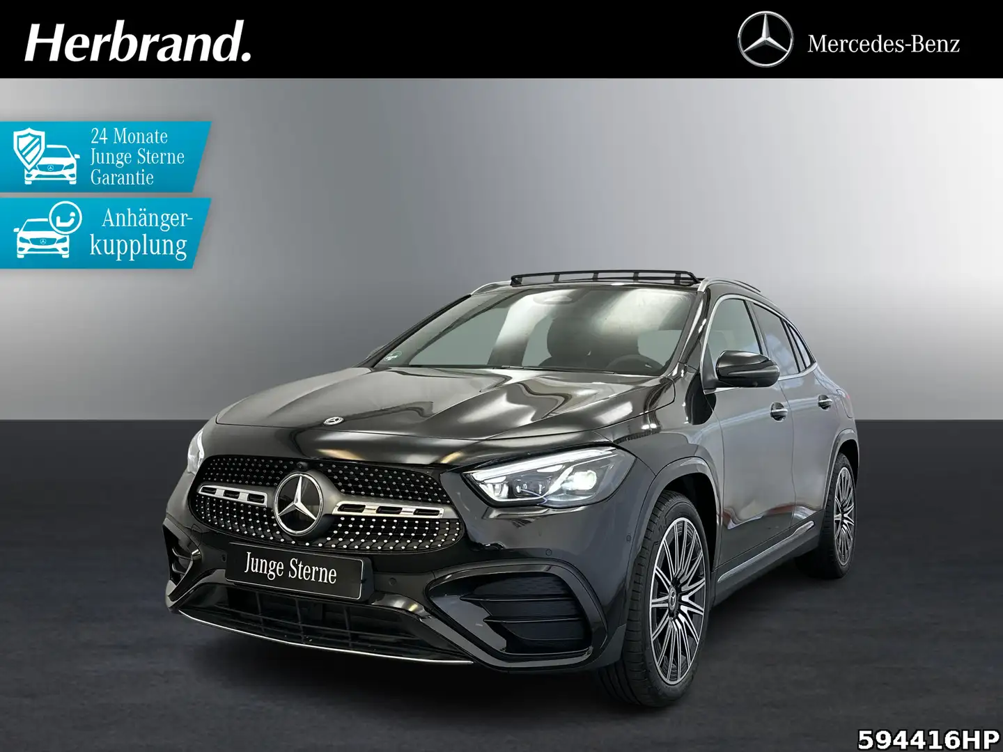 Mercedes-Benz GLA 220 d 4M AMG MULTIBEAM 360° AHK Panorama 20" Schwarz - 1