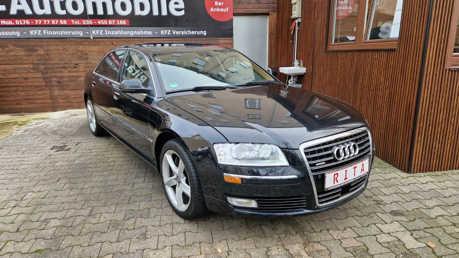 Audi A8 L 4.2 quattro, Softclose, Kamera, Navi Schwarz - 1