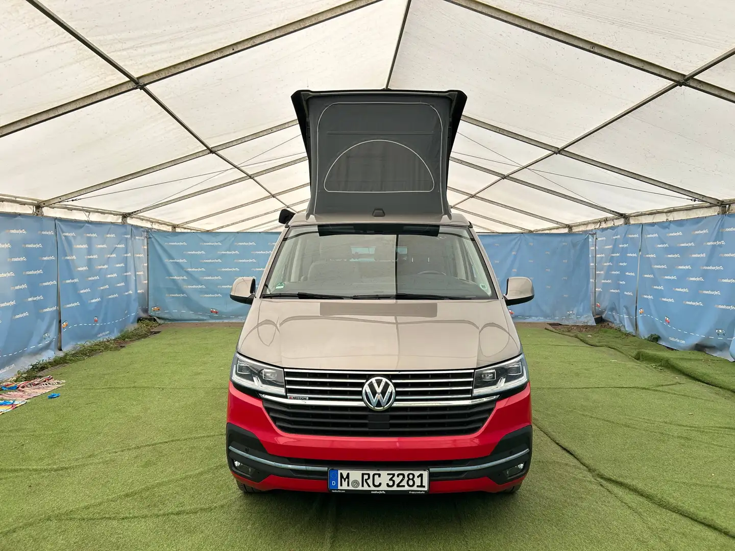 Volkswagen T6.1 California Ocean 4Motion StHz, Markise, Aufst.D, Dusche, Navi Beige - 2