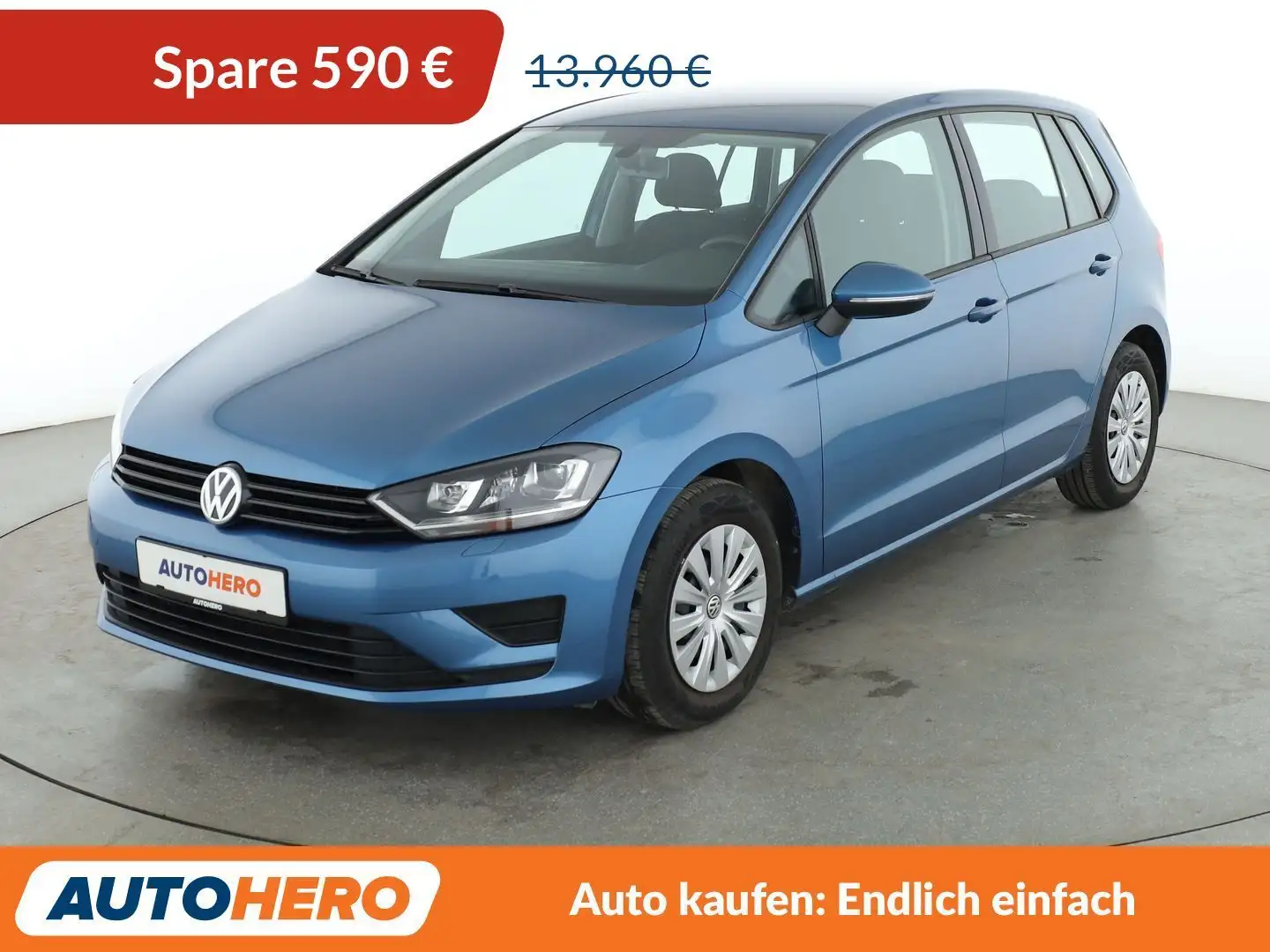 Volkswagen Golf Sportsvan 1.2 TSI Trendline BlueMotion Tech Aut.*KLIMA* Bleu - 1