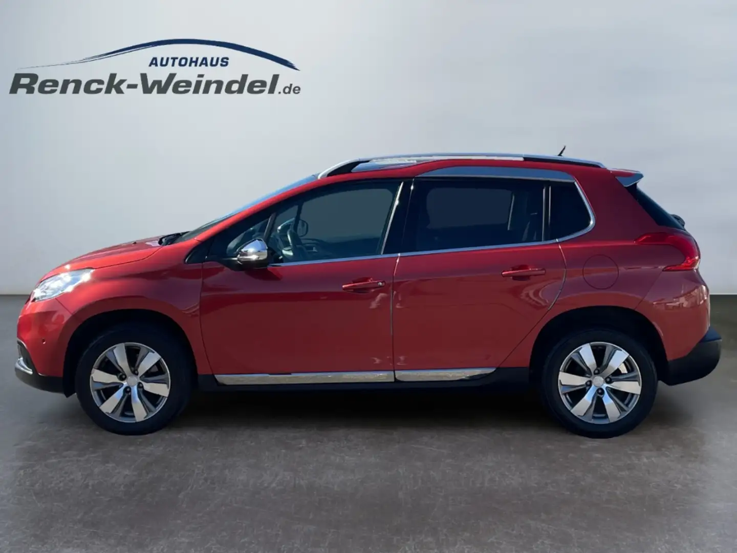 Peugeot 2008 1.2 PureTech Navi Klimaautom SHZ PDCv+h Panorama B Rojo - 2