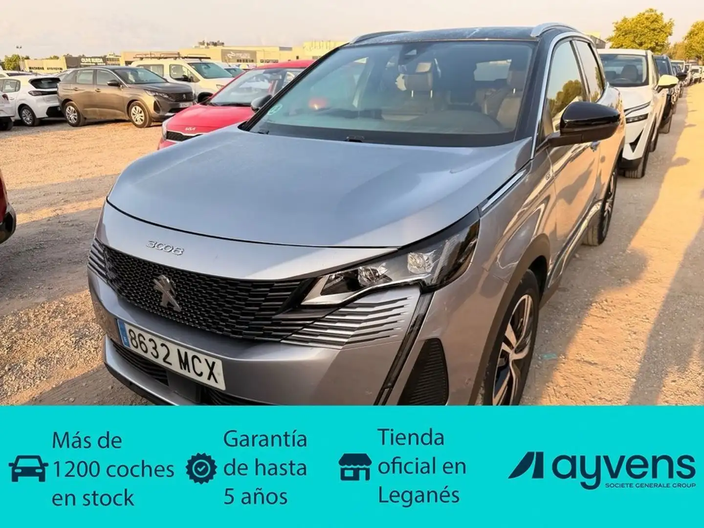 Peugeot 3008 1.5BlueHDi GT S&S EAT8 130 Gris - 1