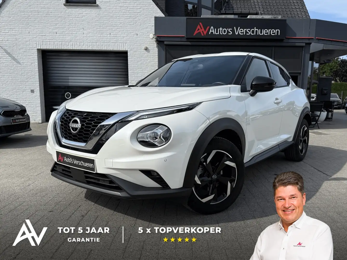 Nissan Juke 1.0 DIG-T Tekna DCT ** Led | Camera | ACC Wit - 1