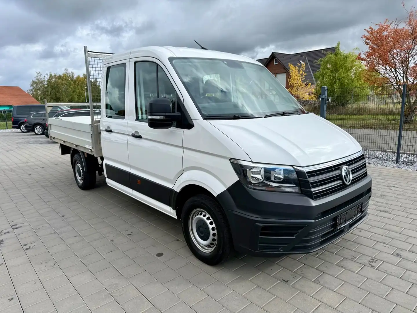 Volkswagen Crafter Pritsche35 4Motion Doka mittel Standh Weiß - 1